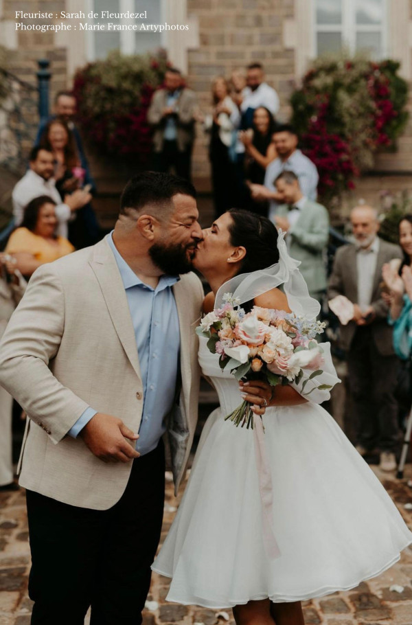 Upcycling de bouquet de mariée d'Ornella et Rabah Slimani